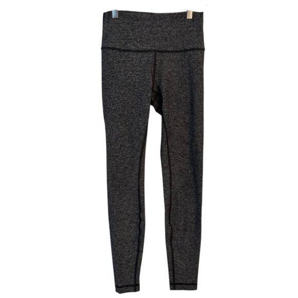 Lululemon Athletica | Gray and Black Heather Align 28”Leggings Size 6 - Picture 1 of 8